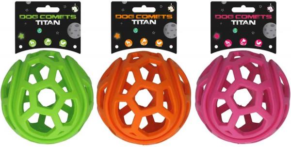 Gitterball Dog Comets Titan Rosa M 11,5 cm